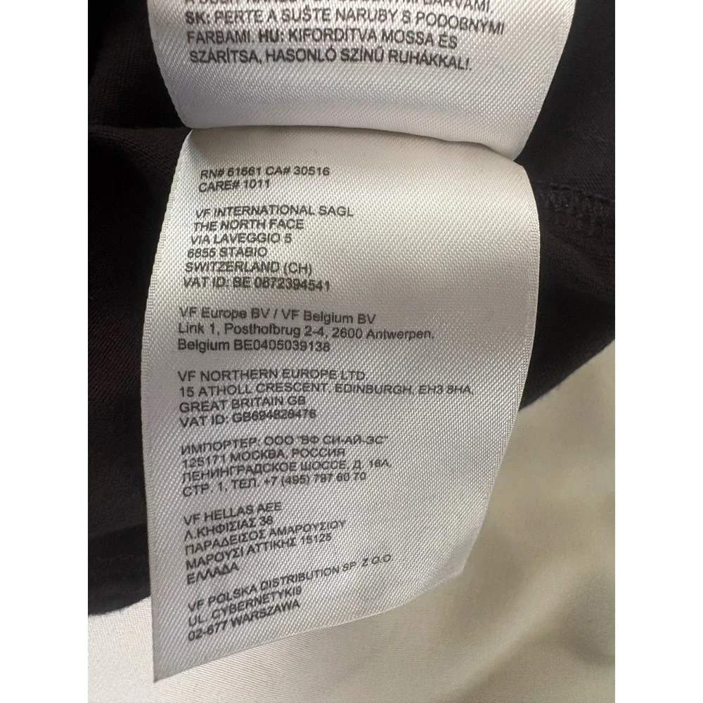 The North Face Graphic T-Shirt Mens L Black Excellent Short Sleeve Cotton Tee